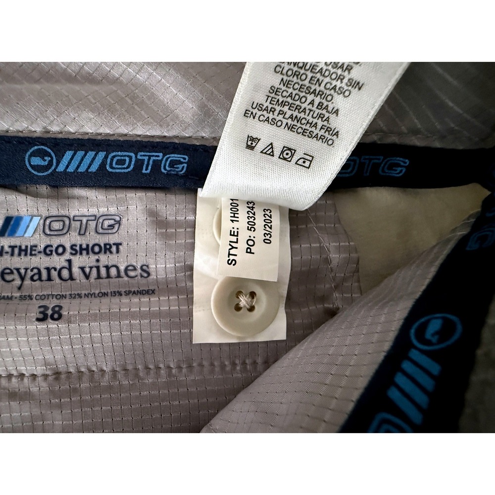 Vineyard Vines OTG On-The-Go Shorts Mens 38 White 9 Inch Inseam - Picture 5 of 7